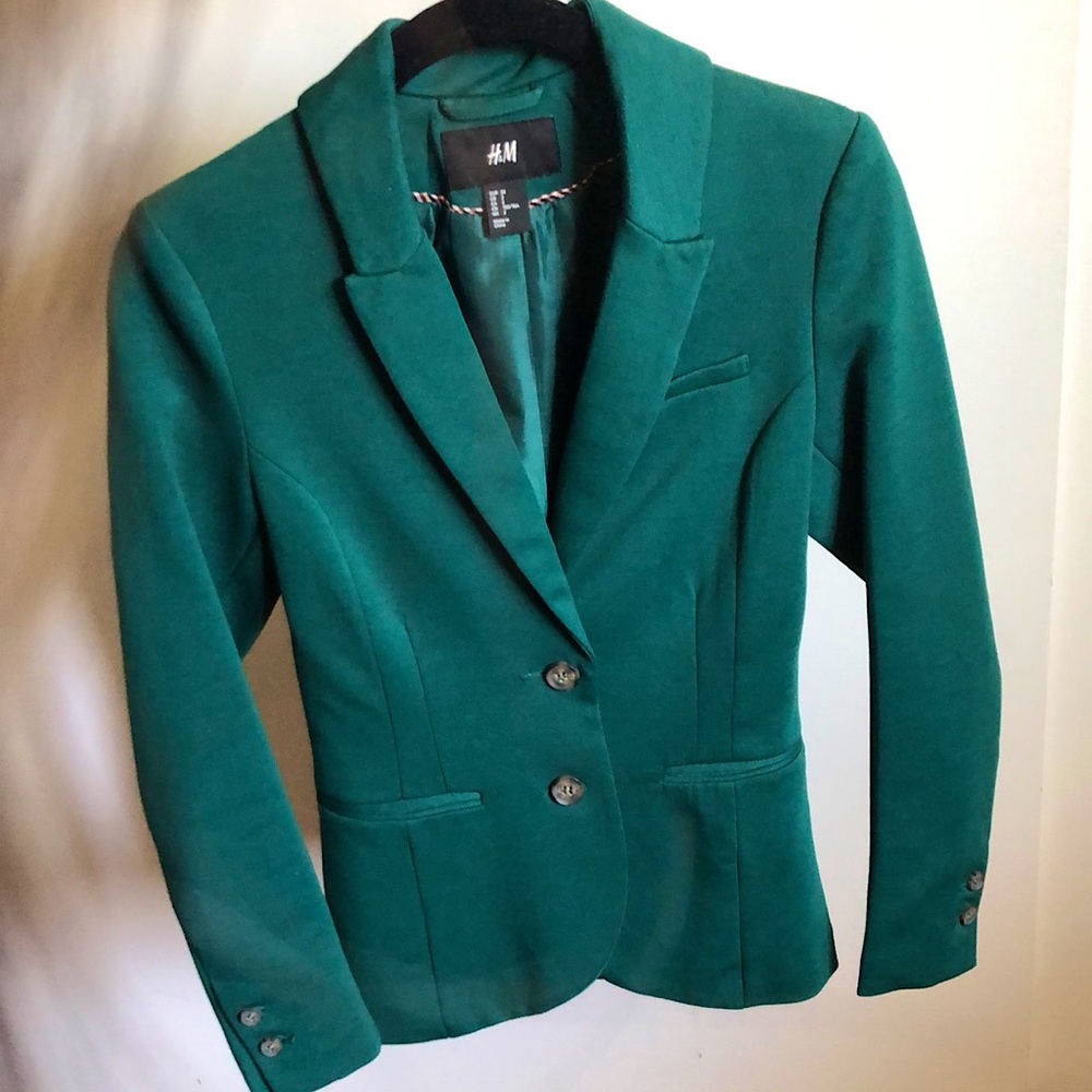 H&M Dark Green Blazer